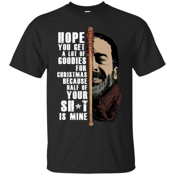 Negan Hope You Get A Lot Of Goodies For Christmas Shirt