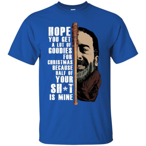 Negan Hope You Get A Lot Of Goodies For Christmas Shirt