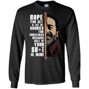 Negan Hope You Get A Lot Of Goodies For Christmas Shirt image Negan Hope You Get A Lot Of Goodies For Christmas Shirt