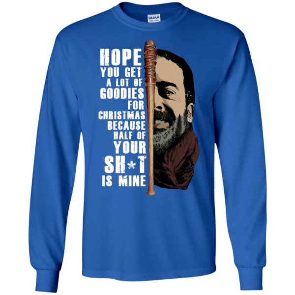 Negan Hope You Get A Lot Of Goodies For Christmas Shirt