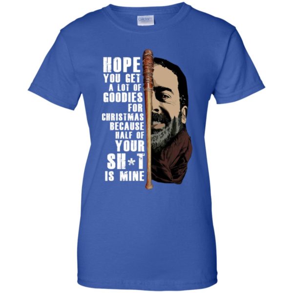 Negan Hope You Get A Lot Of Goodies For Christmas Shirt