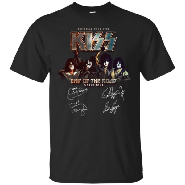 The Final Tour Ever Kiss End Of The Road World Tour Shirt