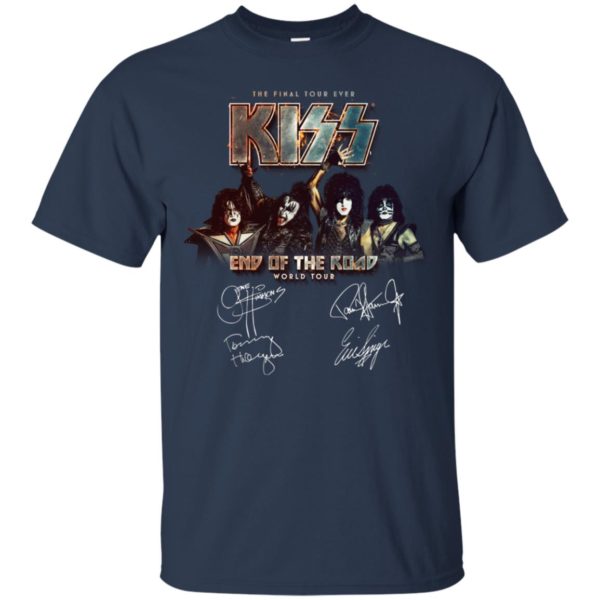 The Final Tour Ever Kiss End Of The Road World Tour Shirt