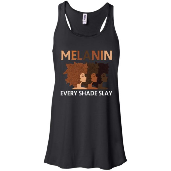 Melanin Every Shade Slays Natural Hair Afro Shirt