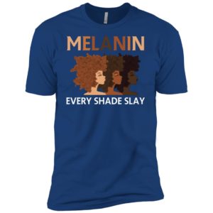 Melanin Every Shade Slays Natural Hair Afro Shirt image Melanin Every Shade Slays Natural Hair Afro Shirt