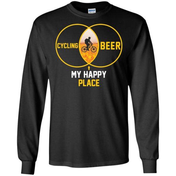 Cycling Beer My Happy Place Shirt