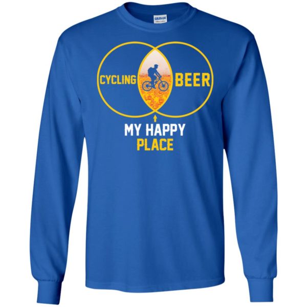 Cycling Beer My Happy Place Shirt