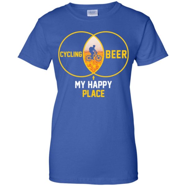 Cycling Beer My Happy Place Shirt