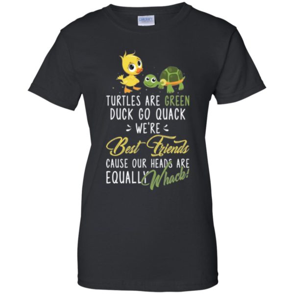Turtles Are Green Duck Go Quack, We're Best Friends Shirt