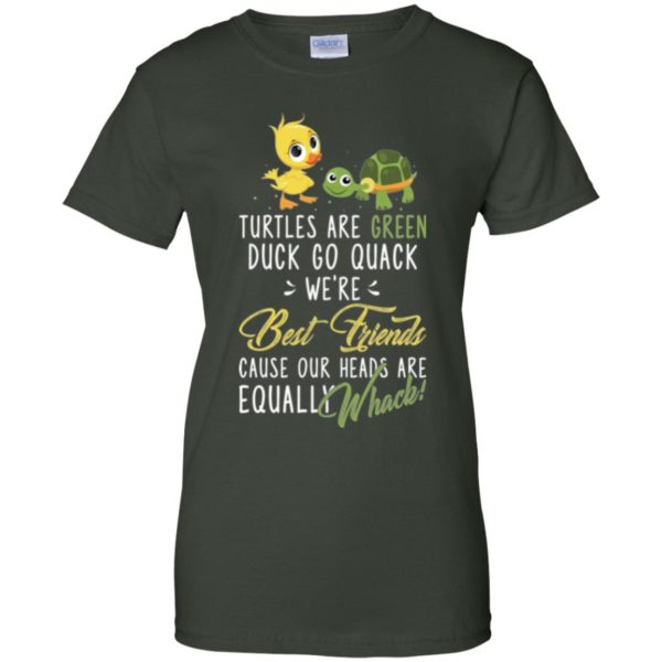 Turtles Are Green Duck Go Quack, We're Best Friends Shirt