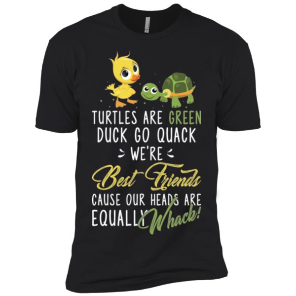 Turtles Are Green Duck Go Quack, We're Best Friends Shirt