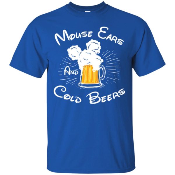 Micky Mouse Disney Mouse Ears And Cold Beers Shirt