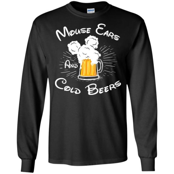 Micky Mouse Disney Mouse Ears And Cold Beers Shirt