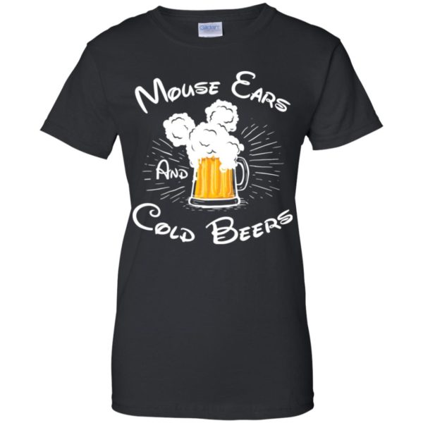 Micky Mouse Disney Mouse Ears And Cold Beers Shirt