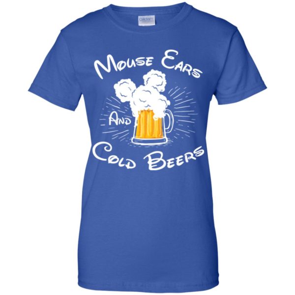 Micky Mouse Disney Mouse Ears And Cold Beers Shirt