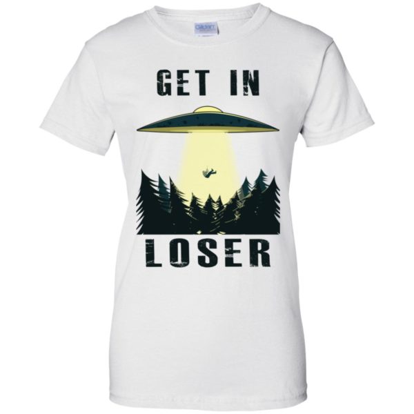Get In Loser UFO Abduction Alien Shirt