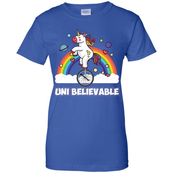 Unicorn Universe Unicycle Uni Believable Shirt