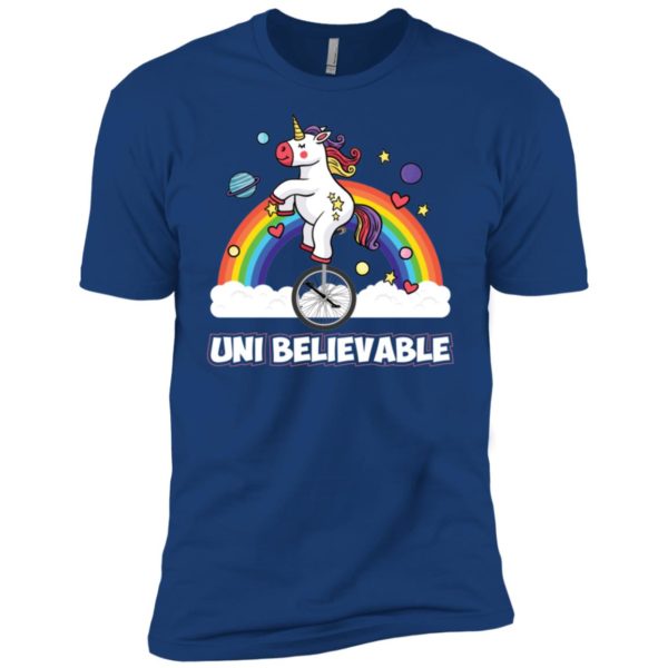 Unicorn Universe Unicycle Uni Believable Shirt