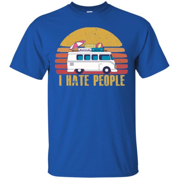 Car Camping I Hate People Shirt