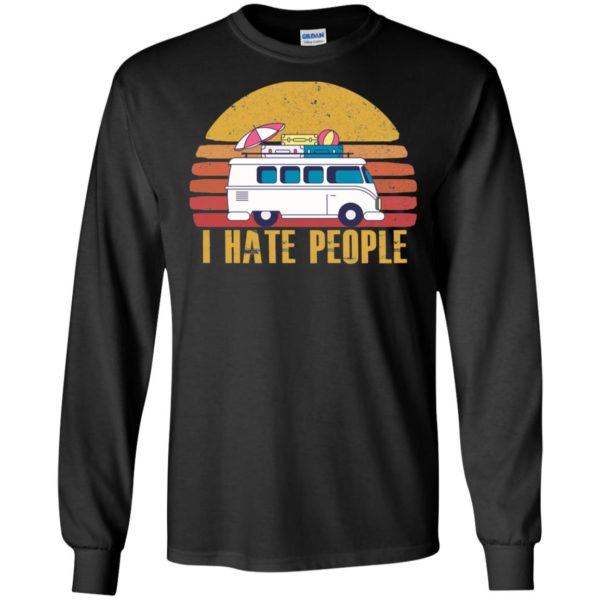 Car Camping I Hate People Shirt