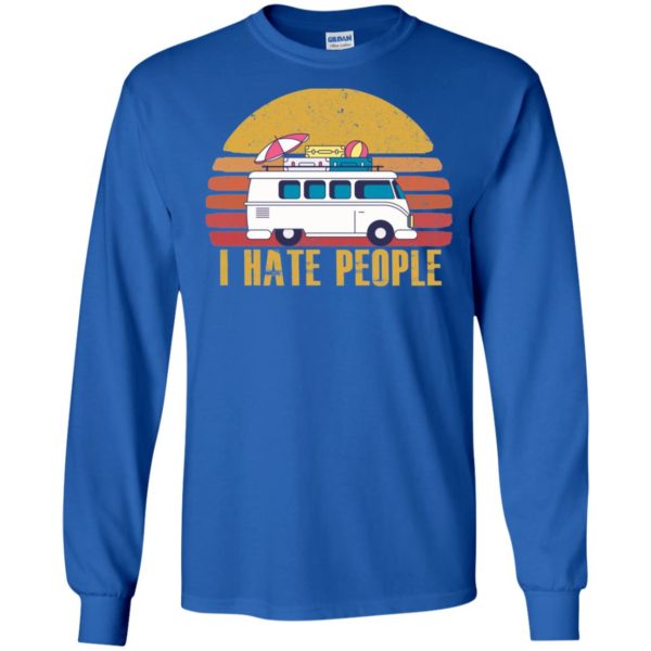 Car Camping I Hate People Shirt