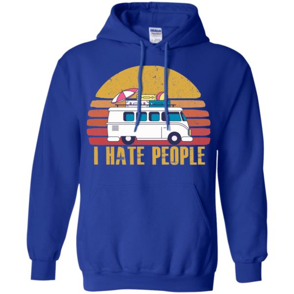 Car Camping I Hate People Shirt