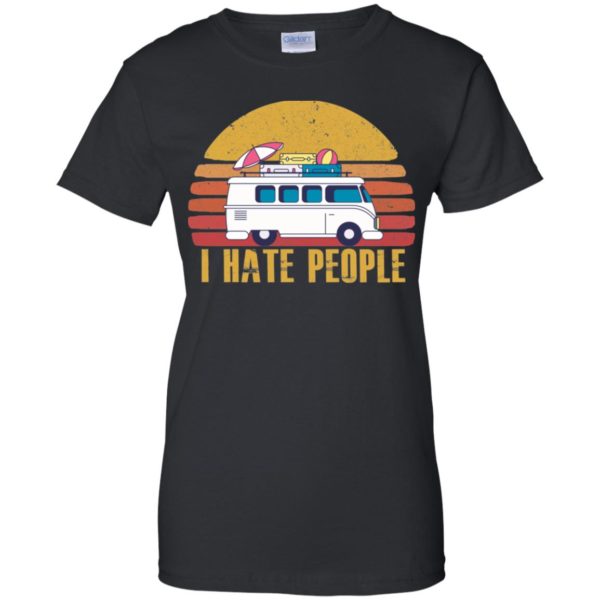 Car Camping I Hate People Shirt