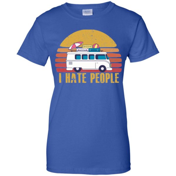 Car Camping I Hate People Shirt