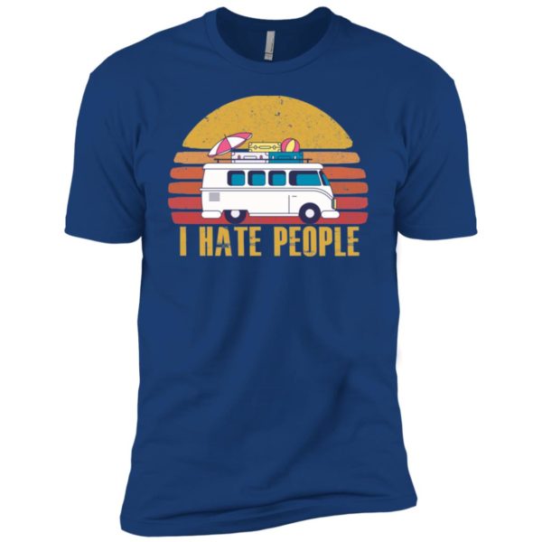 Car Camping I Hate People Shirt