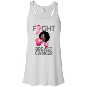 Fight Breast Cancer Awareness Month Black Women Shirt