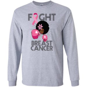 Fight Breast Cancer Awareness Month Black Women Shirt