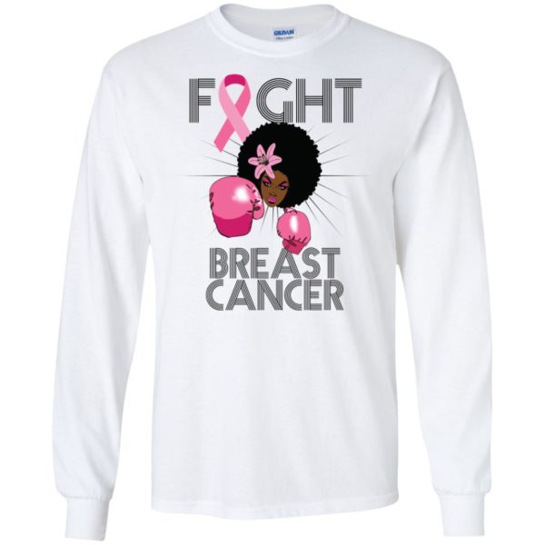 Fight Breast Cancer Awareness Month Black Women Shirt