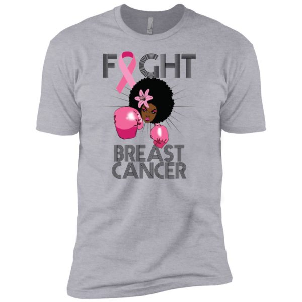 Fight Breast Cancer Awareness Month Black Women Shirt