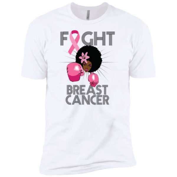Fight Breast Cancer Awareness Month Black Women Shirt