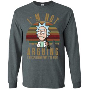 Rick And Morty Vintage I'm Not Arguing I'm Explaining Why I'm Right Shirt image Rick And Morty Vintage I'm Not Arguing I'm Explaining Why I'm Right Shirt