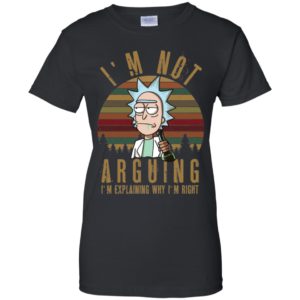 Rick And Morty Vintage I'm Not Arguing I'm Explaining Why I'm Right Shirt image Rick And Morty Vintage I'm Not Arguing I'm Explaining Why I'm Right Shirt
