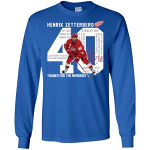 Henrik Zetterberg Thanks For The Memories Shirt