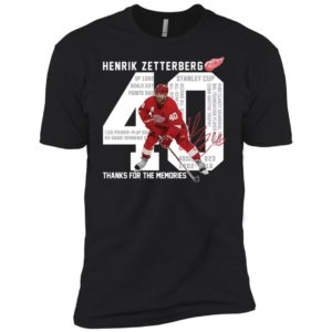 Henrik Zetterberg Thanks For The Memories Shirt