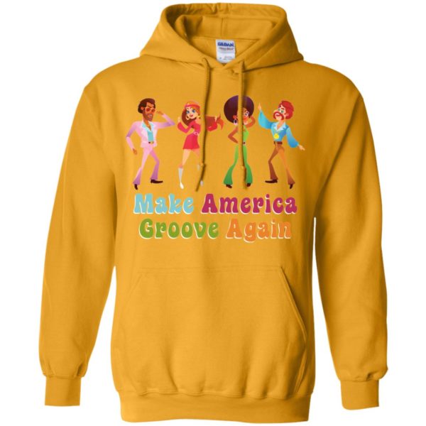 MAGA Make America Groove Again 1970s Disco Dancers Shirt
