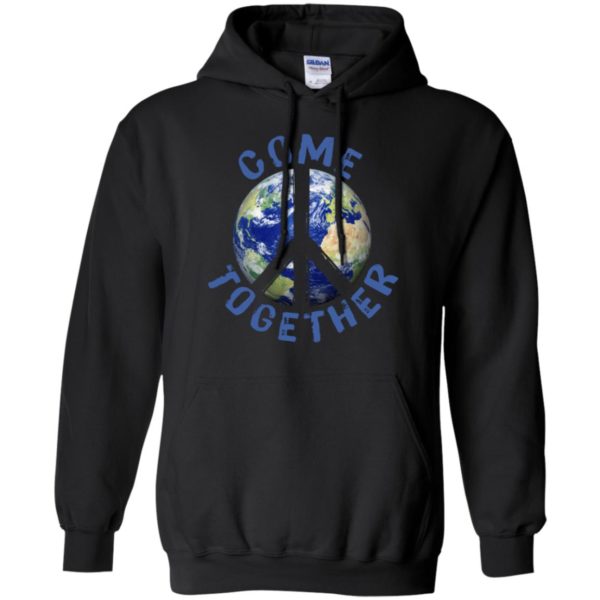 Come Together Earth Love World Peace Sign Activist Shirt