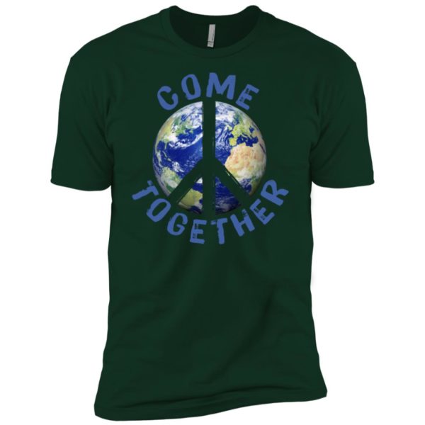 Come Together Earth Love World Peace Sign Activist Shirt