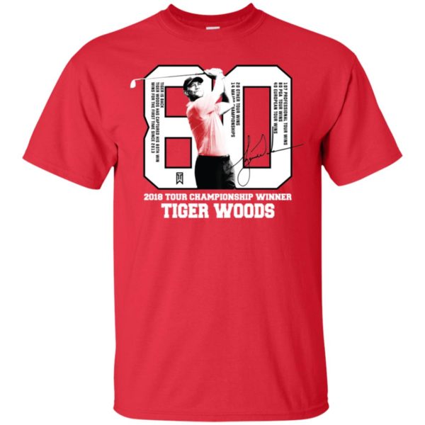 Tiger Woods 2018 Tour Champion Winner Shirt