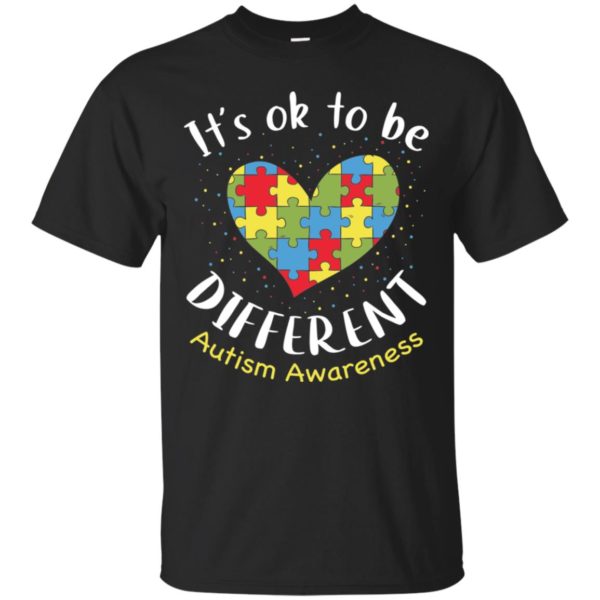 It's Ok To Be Different Autism Awareness Shirt