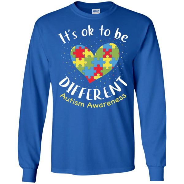 It's Ok To Be Different Autism Awareness Shirt