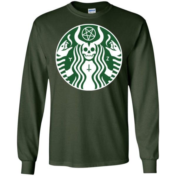 Satanic Demonic Evil Siren Starbucks Shirt