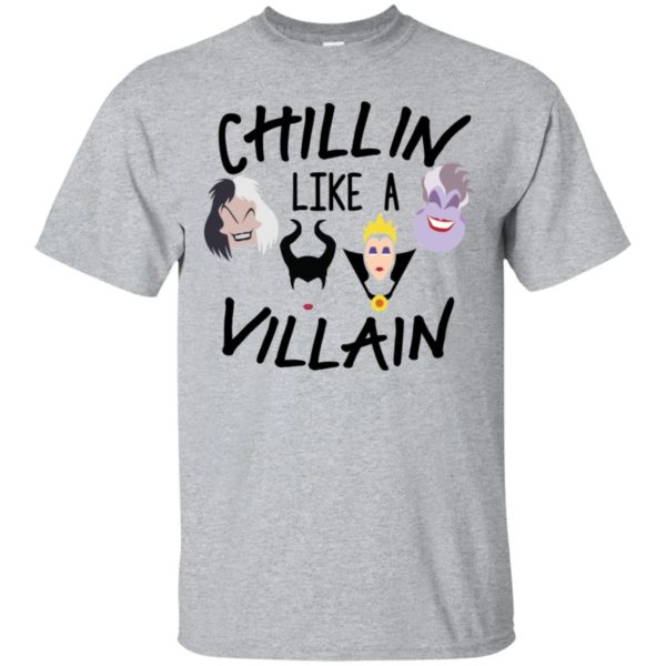 Disney Chillin' Like a Villain Shirt