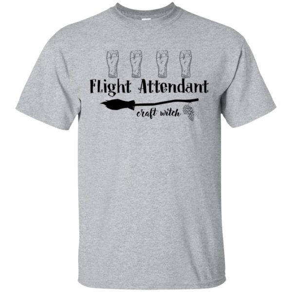 Flight Attendant Craft Witch Shirt