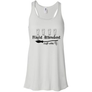 Flight Attendant Craft Witch Shirt
