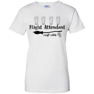 Flight Attendant Craft Witch Shirt