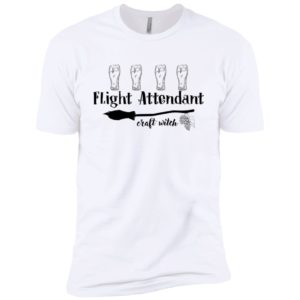 Flight Attendant Craft Witch Shirt